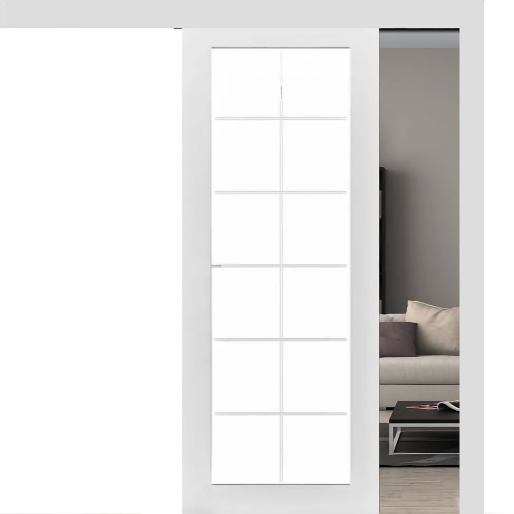 Раздвижные двери на кухню Loft Porto на скрытом механизме Design