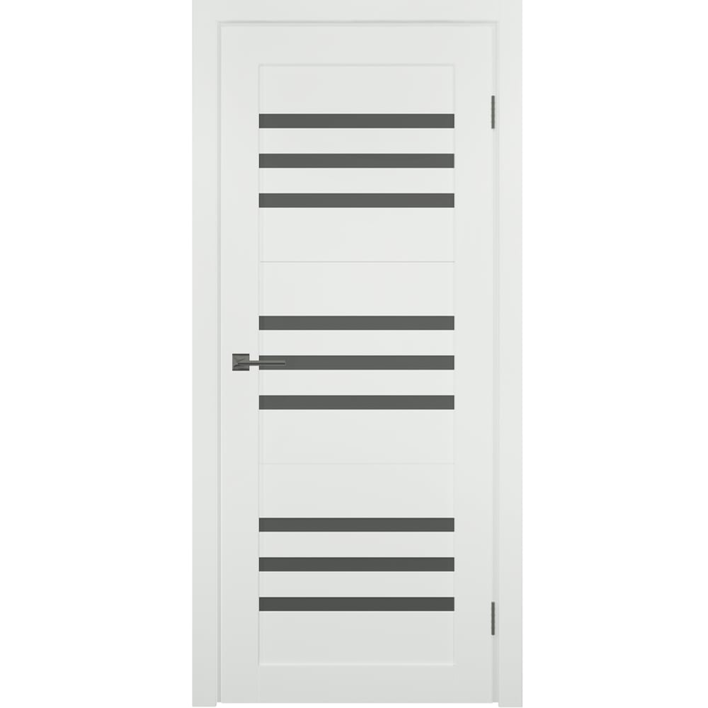 Двери межкомнатные серого цвета Sline S5