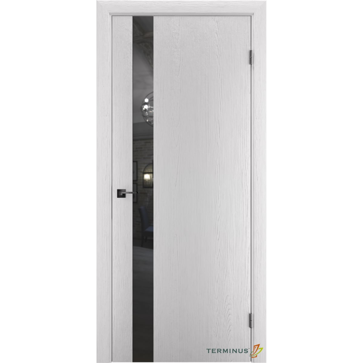 Двери белые –  Solid 802 Артика графит