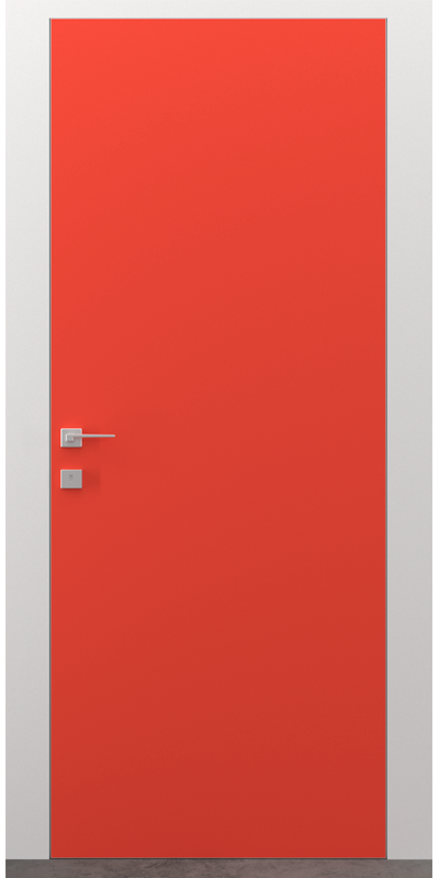 Двери скрытого монтажа под потолок Invisible line коллекция дверей на скрытом коробе – покраска по RAL