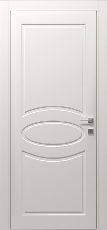 Белые филенчатые двери С 01