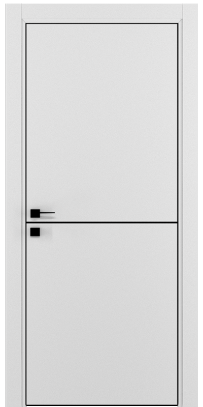 Білі офісні двері A 01