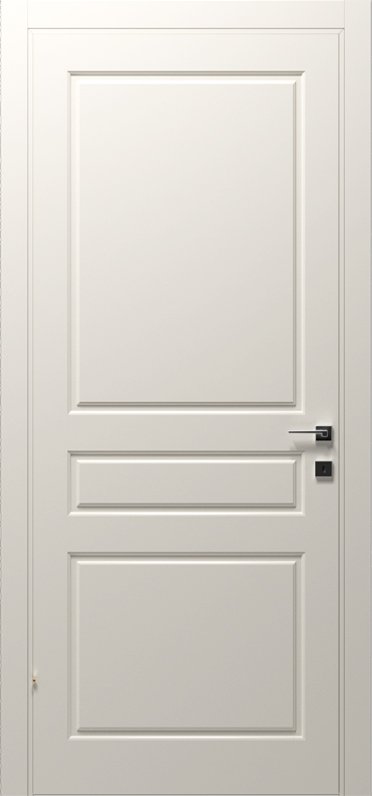 Белые филенчатые двери С 05