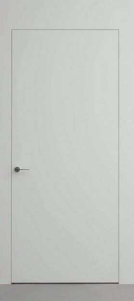 Invisible line – колекція прихованих дверей – ґрунтовані під подальше оздоблення: "під фарбування" або "під шпалери"