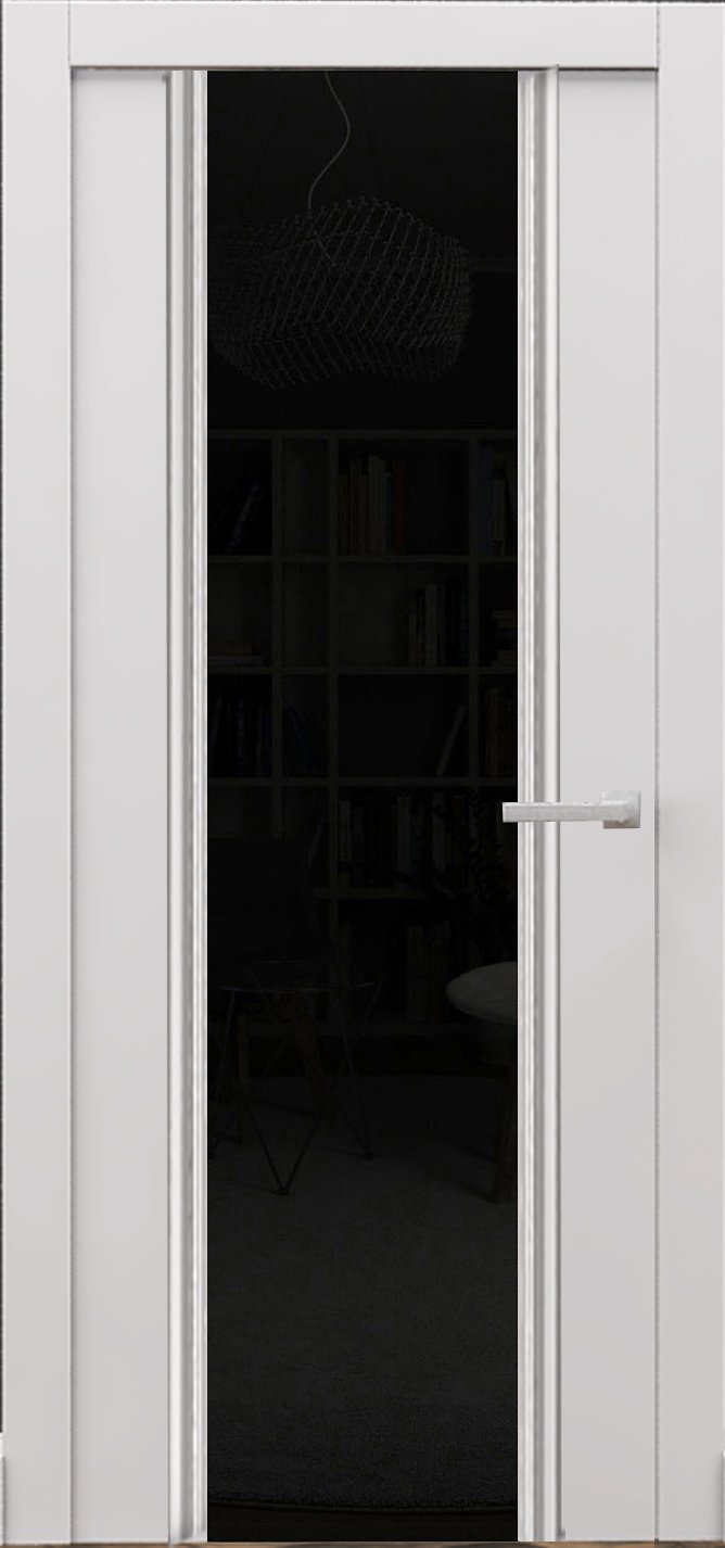 Двери межкомнатные белые со стеклом мод. Astori GL7