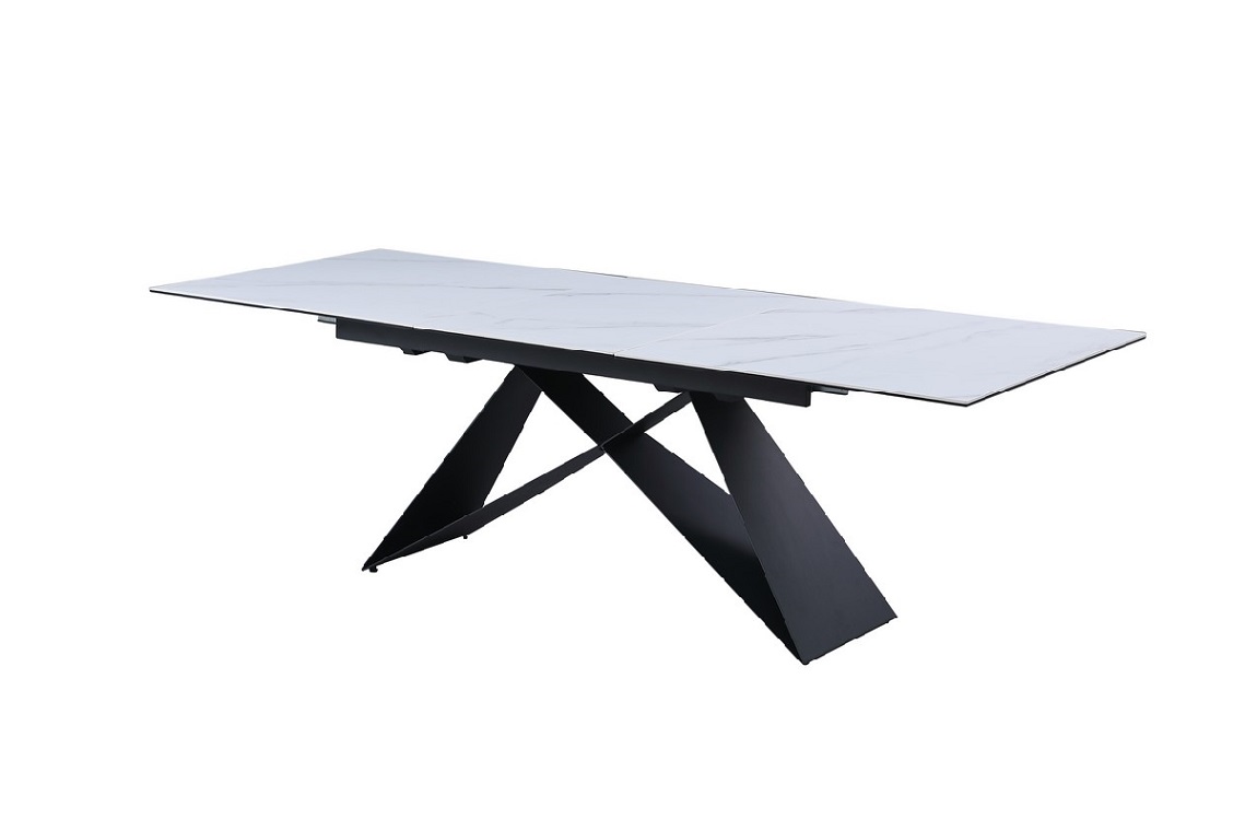Керамічний стіл Бруно TML-880 білий мармур