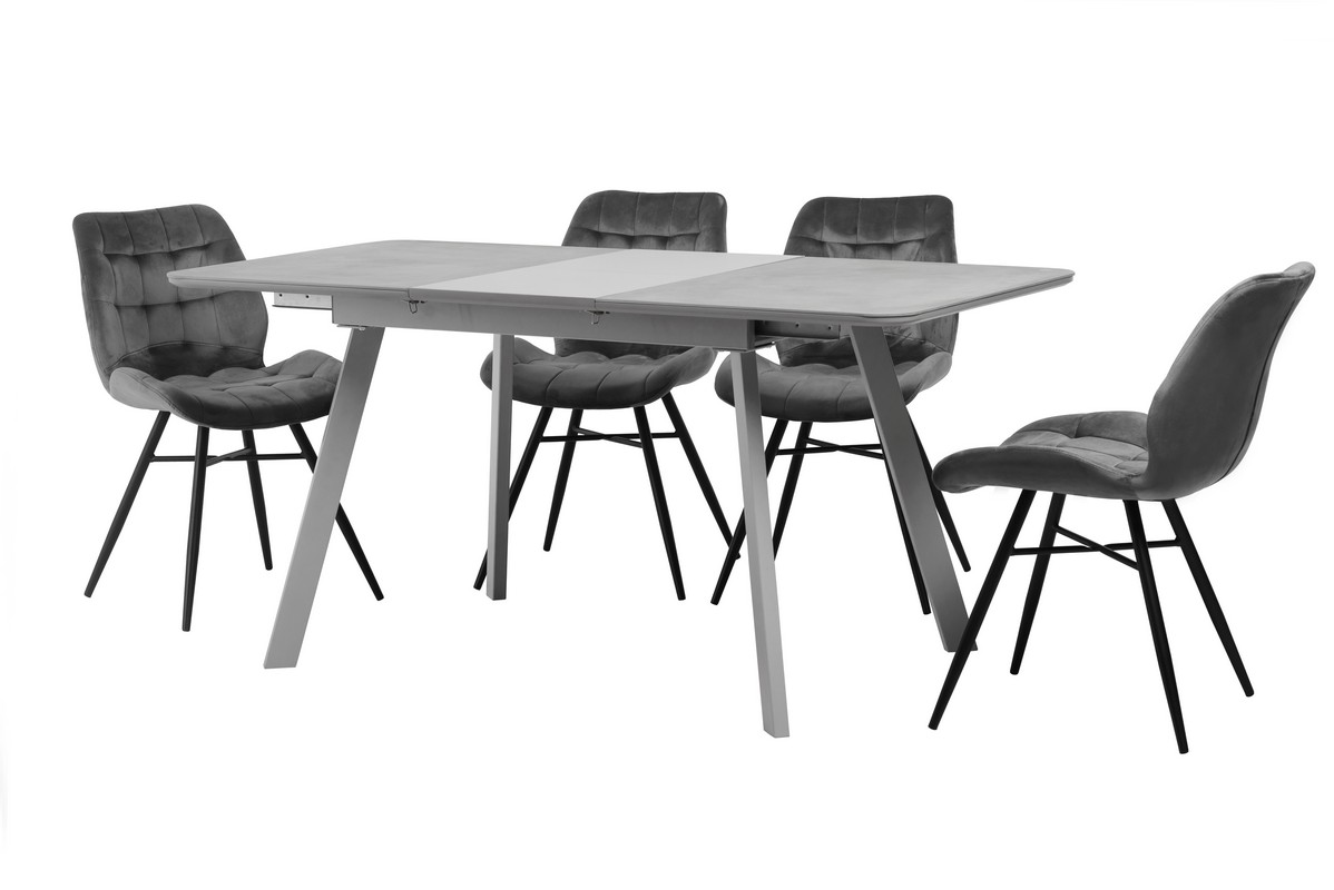 Керамічний стіл TM-81 айс грей + сірий