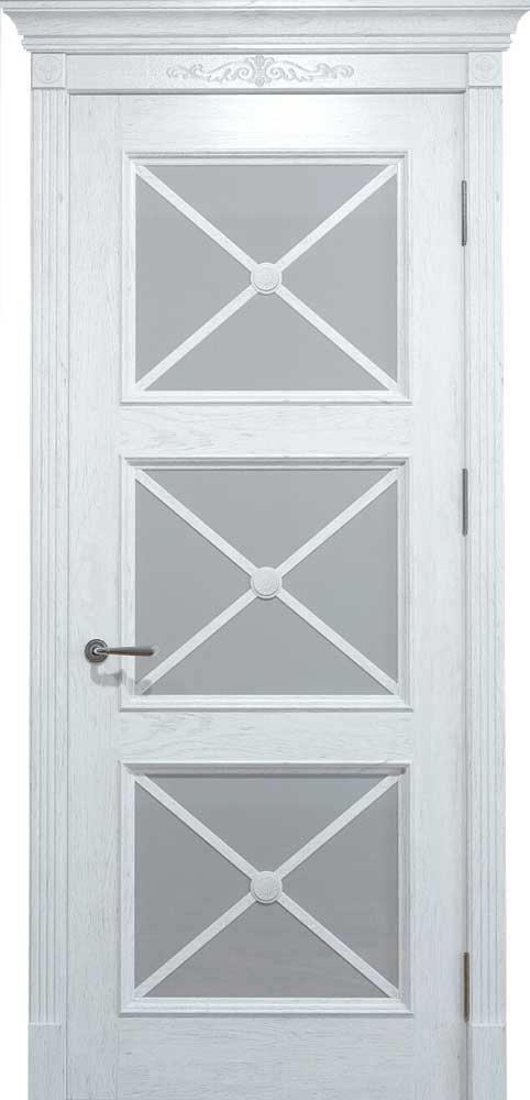Двері міжкімнатні Status Doors Royal Cross RC 022.S01 (Сатинове скло)