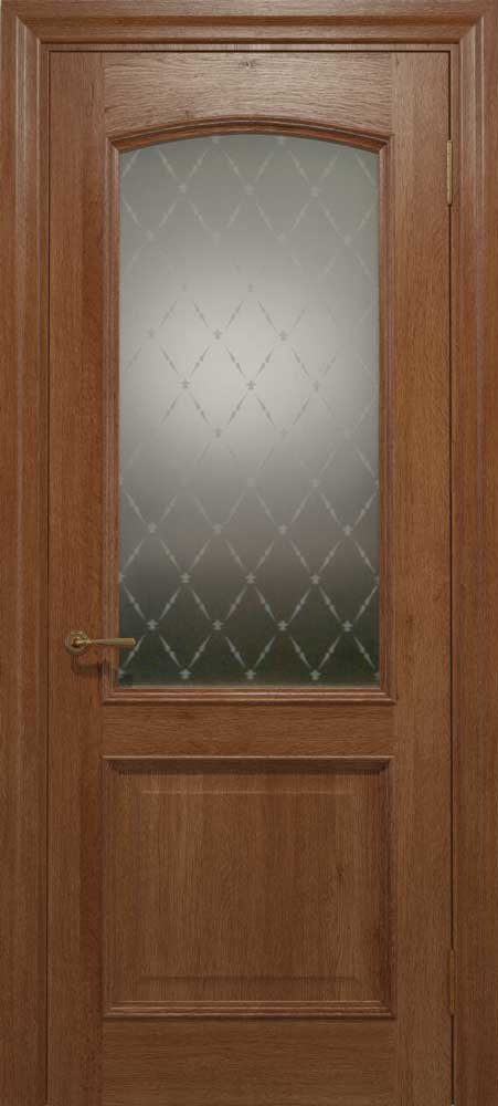 Двери межкомнатные Status Doors ELEGANTE E 012.1(Сатиновое стекло рисунок №1)