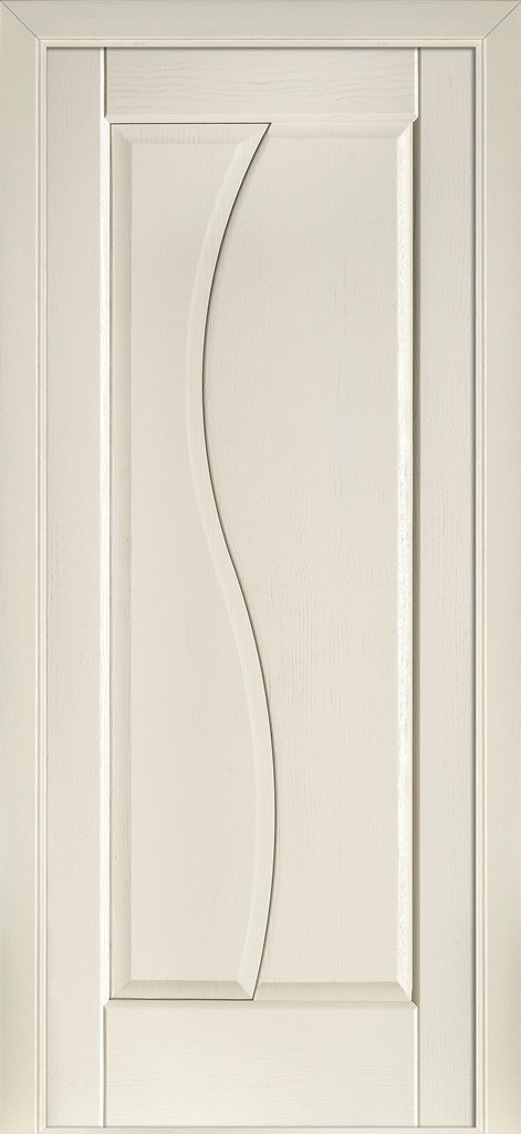 Белые шпонированные двери Modern 16 пг