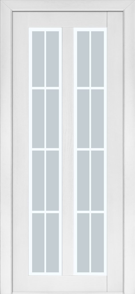 Дверь шпонированная Modern 117 ПО (Сатиновое стекло рисунок 30)