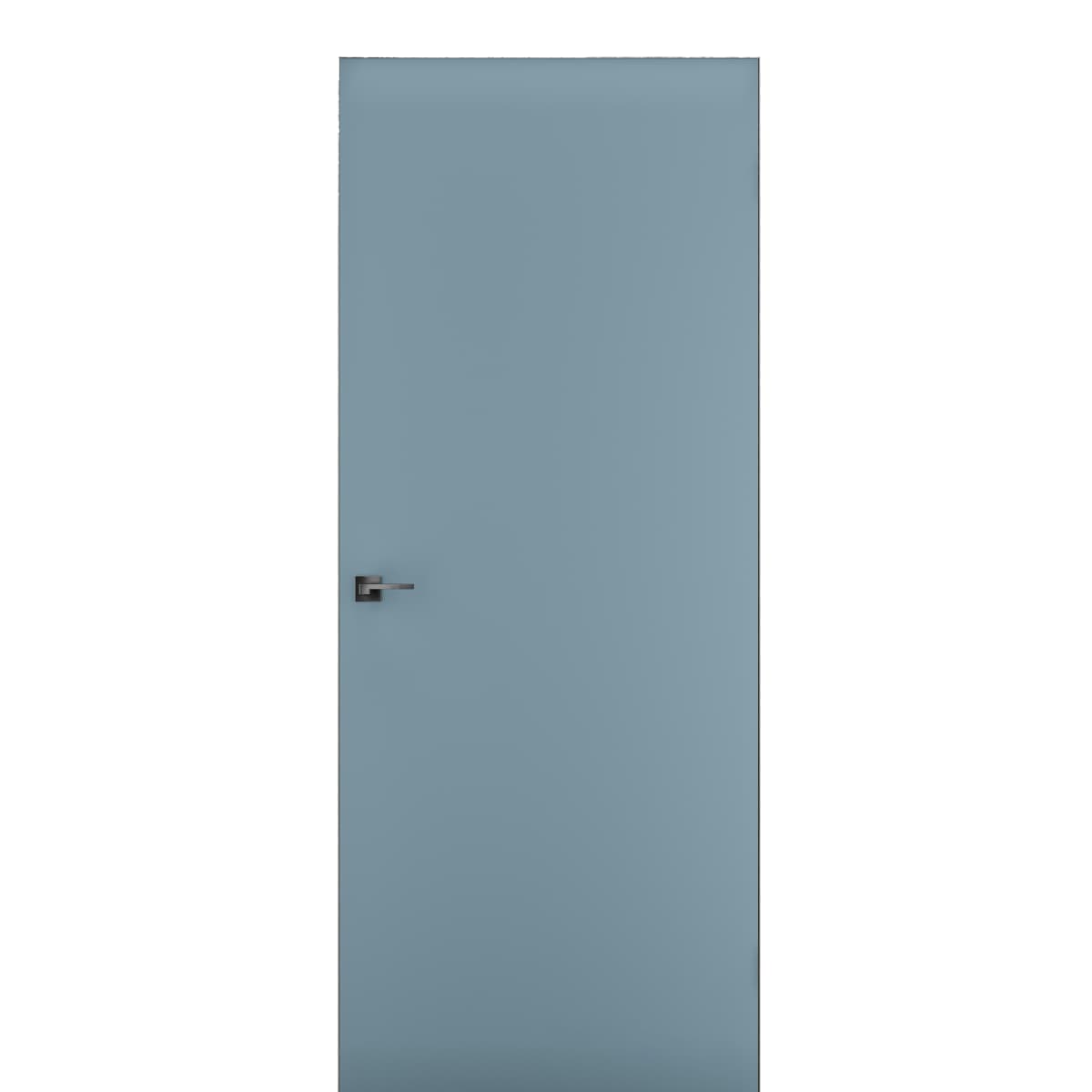 Двери серого цвета 801 Аквамарин